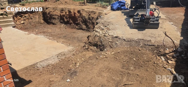 Услуги с мини багер -30лв на час, снимка 3 - Други услуги - 50550135