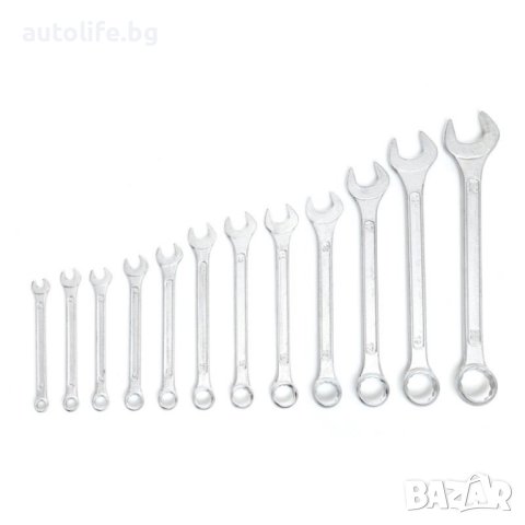 Комплект 12бр. комбинирани звездогаечни ключове 6-22mm, снимка 2 - Ключове - 40744089