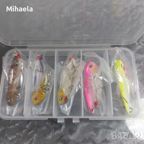 Комплект воблери – нови, различни модели и цветове, снимка 2 - Стръв и захранки - 53335431