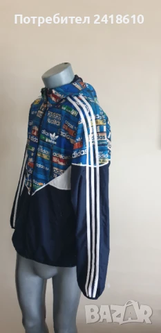 Adidas Originals Windbreaker  Mens Size M НОВО! ОРИГИНАЛ! Мъжко  Яке Тип Ветровка!, снимка 6 - Спортни дрехи, екипи - 51052217