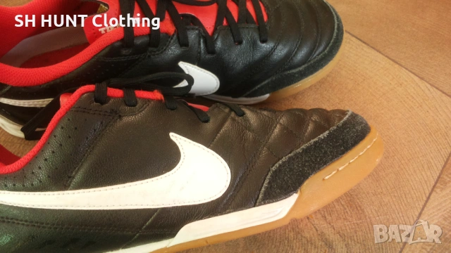 NIKE TIEMPO Leather Footlall Shoes Размер EUR 37,5 / UK 4,5 за футбол естествена кожа 73-14-S, снимка 4 - Футбол - 53115469