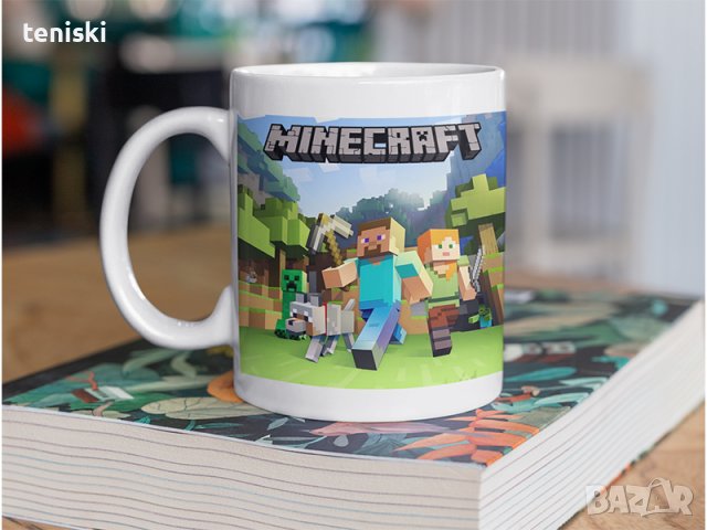 Чаша Minecraft 4 модела, снимка 2 - Подаръци за рожден ден - 36830289