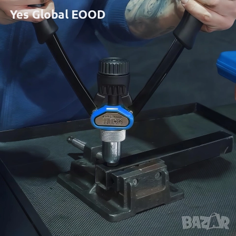 CCLIFE нит гайковерт с 150бр M5–M12 нит гайки комплект за занитване, снимка 6 - Други инструменти - 52320668