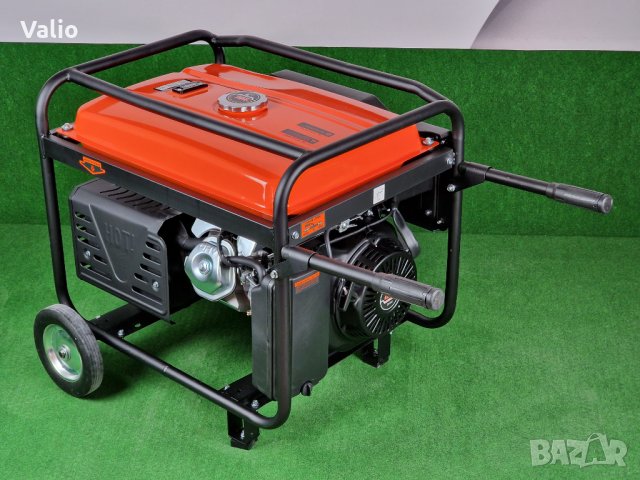 Генератор за ток монофазен с ел. стартер 6.5kw, снимка 9 - Генератори - 38246983