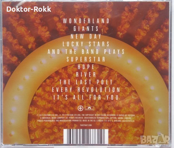 Take That – Wonderland (2017, CD), снимка 2 - CD дискове - 43900974
