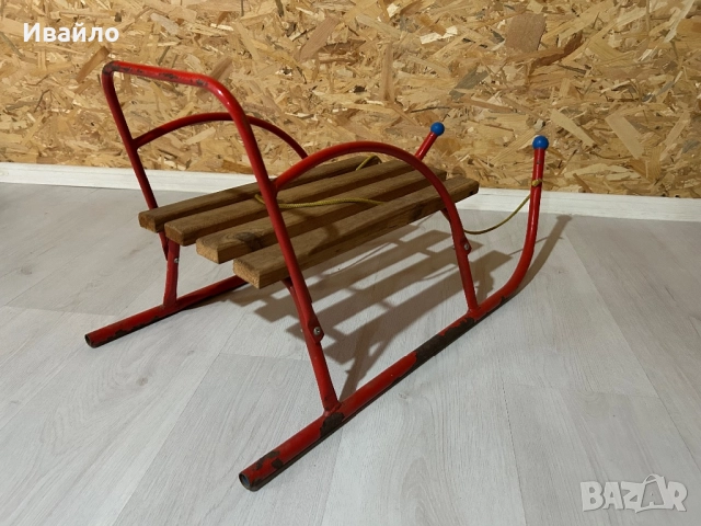 Детска метална шейна, снимка 4 - Зимни спортове - 52510495