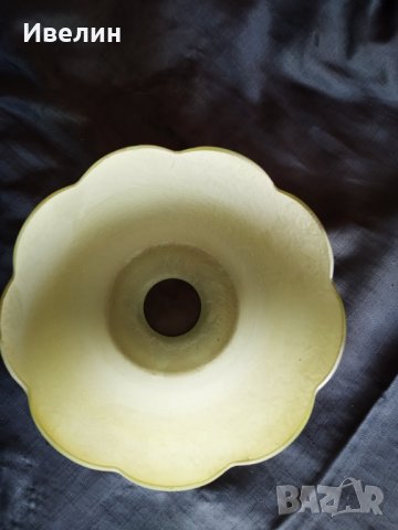 старо стъкло за настолна лампа арт деко, снимка 2 - Настолни лампи - 26543246