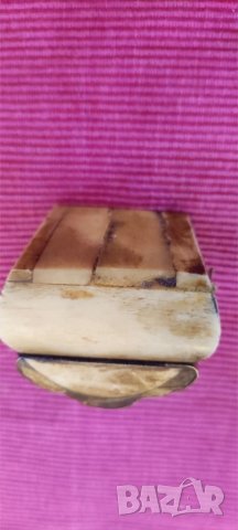 Стара кутия за бижута от кост. , снимка 5 - Антикварни и старинни предмети - 37098262