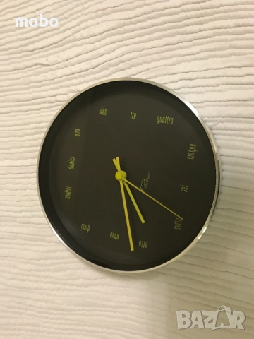 Безшумен нов стенен часовник, марка Philippi/ Германия, диаметър 20см. , снимка 3 - Стенни часовници - 51995588