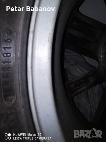 4 бр. алуминиеви джанти със зимни гуми, снимка 2 - Гуми и джанти - 43130340