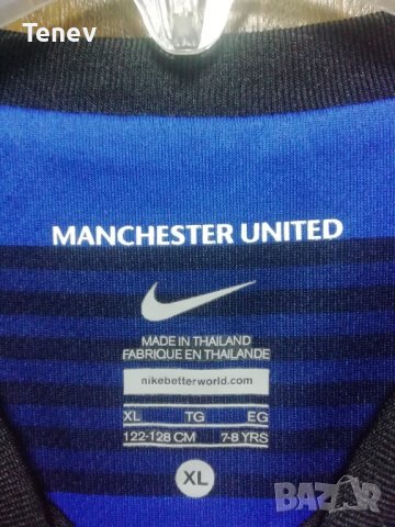 Manchester United Nike 7-8г 122-128см оригинална тениска фланелка Манчестър Юнайтед , снимка 5 - Детски тениски и потници - 43295970