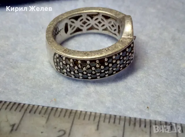 THOMAS SABO БУТИКОВ СРЕБЪРЕН ПРЪСТЕН СРЕБРО 925 с КАМЪНИ ОЛИВИН / ПЕРИДОТ и ГНЕЗДО За ПЕРЛА 50197, снимка 11 - Пръстени - 49886674