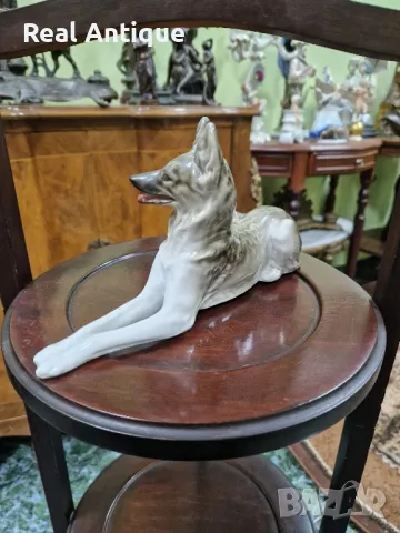 Рядка антикварна колекционерска руска порцеланова фигура ЛФЗ , снимка 6 - Антикварни и старинни предмети - 48800947