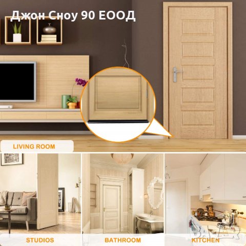 Уплътнители на вратата, изключващи течения 88 мм тяга ограничител на пода на вратата двойно уплътнен, снимка 5 - Други стоки за дома - 33471288