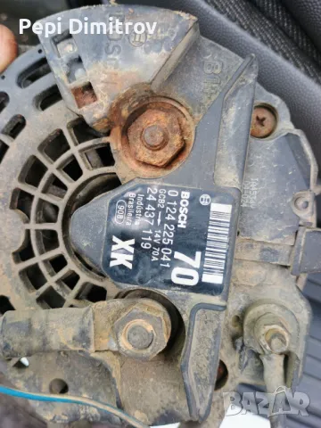 Алтернатор OPEL CORSA COMBO MERIVA 1.0 1.2 BOSCH 0 124 225 041, 0124225041, 24 437 119 XK, 24437119 , снимка 5 - Части - 49741551