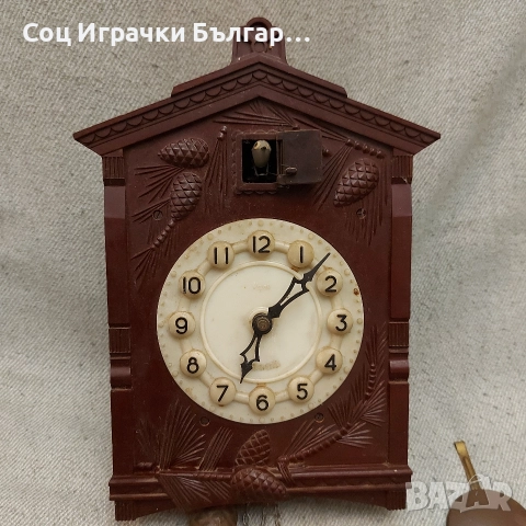 Стар Руски Стенен Часовник с Кукувица Маяк, снимка 3 - Антикварни и старинни предмети - 52576025