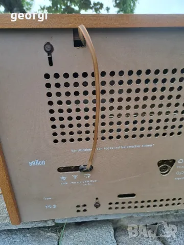 немско лампово радио Braun, снимка 9 - Радиокасетофони, транзистори - 50239689