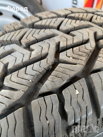 4бр Зимни гуми с железни джанти 185/65/15 5х100 15 5x100, снимка 4 - Гуми и джанти - 51870733