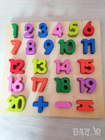 Занимателна игра Дървени цифри , снимка 2 - Образователни игри - 43043651