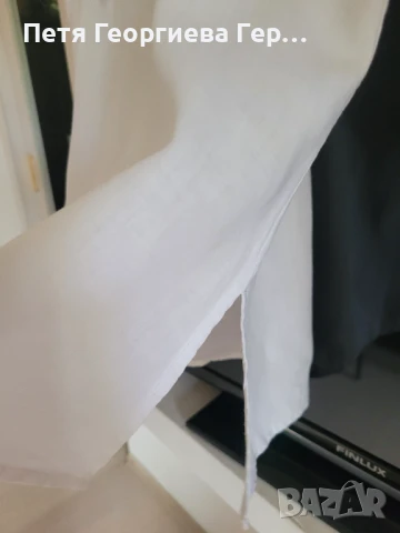 Ленена риза без ръкави размер XL, снимка 5 - Ризи - 50979750