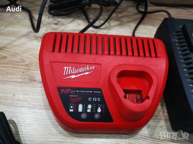 Продавам зарядни устройства за: METABO / FACOM / MILWAUKEE  Зарядно METABO  L60 цена 79лв. Две батер, снимка 9 - Винтоверти - 39640632