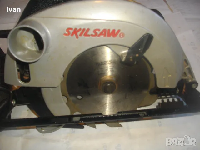 Made in USA 5,3A САЩ АМЕРИКАНСКИ ОРИГИНАЛЕН РЪЧЕН ЦИРКУЛЯР 1100 ВАТА ф165мм РЕЖЕ 60мм SKIL, снимка 6 - Други инструменти - 48604817