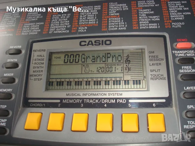 Синтезатор Casio CTK- 601 с калъф, снимка 12 - Синтезатори - 50432784