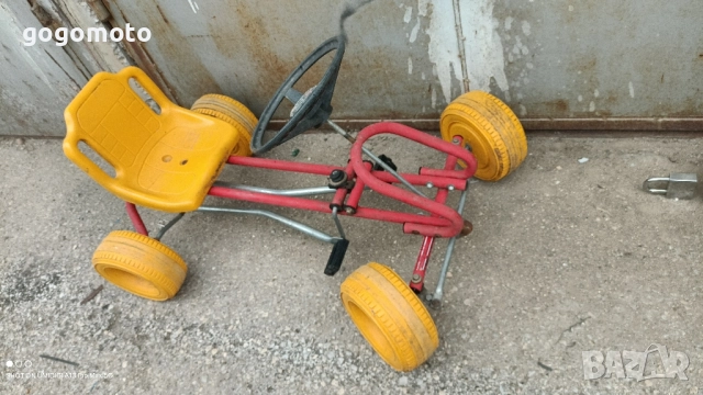 Картинг РЕТРО, детска количка, АРТ детска кола с педали, бъги , снимка 11 - Коли, камиони, мотори, писти - 52215383