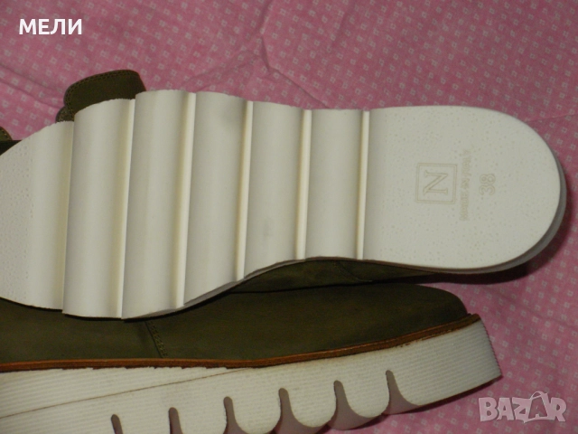 NUDE нови дамски боти естествена кожа 38, снимка 12 - Дамски боти - 51839255