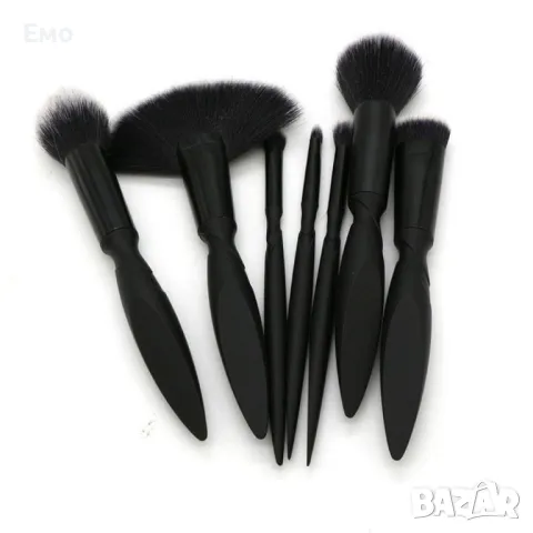 Промоция: Комплект "Еднорог" от 7 разноцветни четки за грим HZS91, снимка 4 - Козметика за лице - 47916959