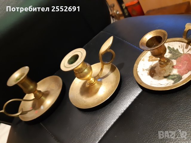 Свещници, снимка 3 - Антикварни и старинни предмети - 29070365