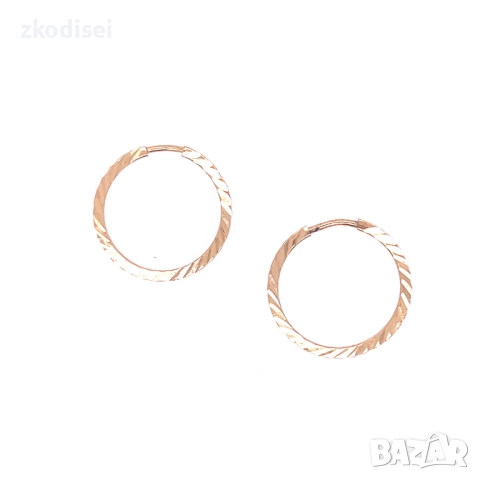 Златни обеци 0,89гр. 14кр. проба:585 модел:34412-4