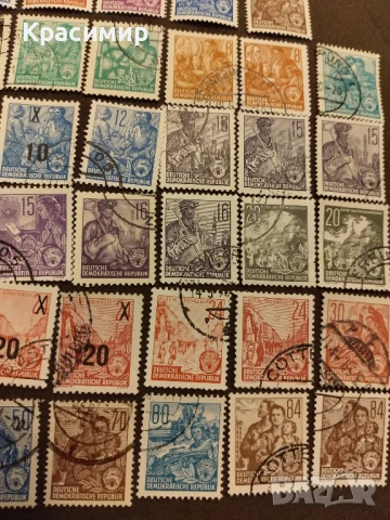 Пощенски марки ГДР.5 годишен план , снимка 3 - Филателия - 51359940