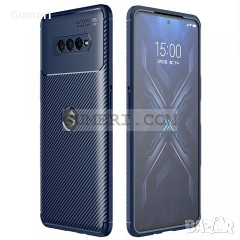 Xiaomi Black Shark 4 Противоударен Силиконов Гръб Със Защита За Задната Камера - Карбон, снимка 8 - Калъфи, кейсове - 35081483