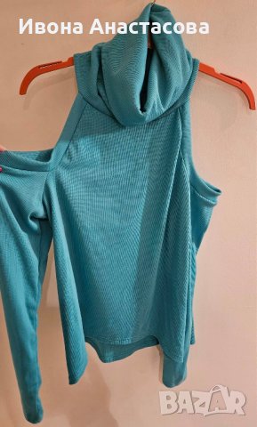 ПОЛО ГОЛИ РАМЕНЕ, снимка 1 - Блузи с дълъг ръкав и пуловери - 43842012