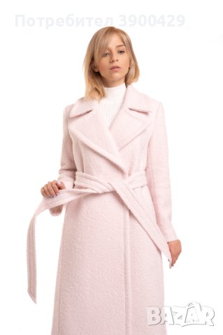 Дамско Палто Vienna - Розово, снимка 4 - Палта, манта - 43069120
