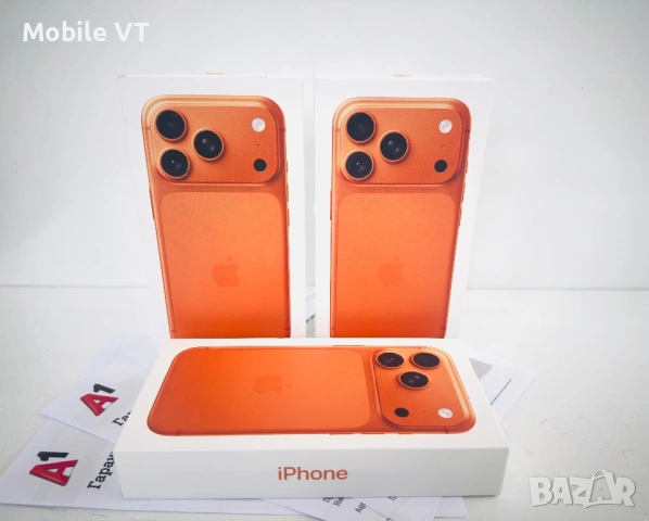 НОВ! iPhone 17 Pro 256GB Cosmic Orange ГАРАНЦИЯ 24 Месеца!, снимка 3 - Apple iPhone - 53390462