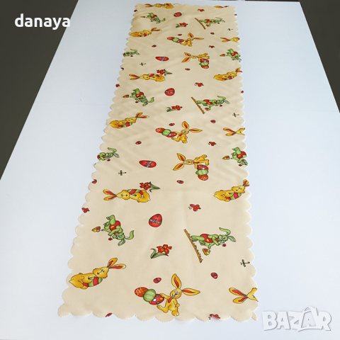 2819 Великденски тишлайфер за маса, 140x40cm, различни модели, снимка 2 - Покривки за маси - 36458707