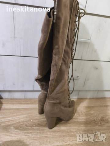 Ботуш с връзки , снимка 4 - Дамски ботуши - 53346278