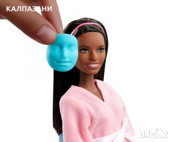 Кукла Barbie - Игрален комплект Спа: маска за лице GJR84, снимка 3 - Кукли - 34910663