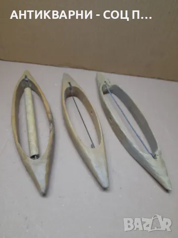 Стари Дървени Совалки За Тъкачен Стан., снимка 2 - Антикварни и старинни предмети - 48263686