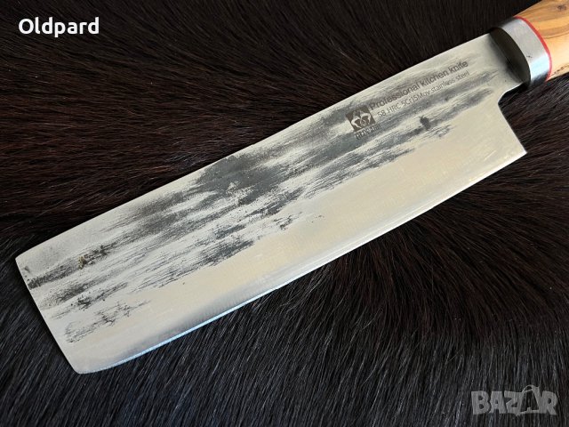 Комплект висококачествени кухненски ножове (три броя). , снимка 8 - Прибори за хранене, готвене и сервиране - 43486639