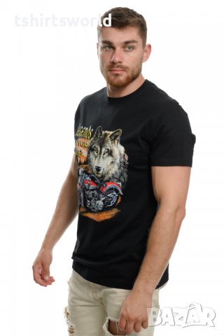 Нова мъжка тениска с дигитален печат Legends Never Die, снимка 7 - Тениски - 37638992