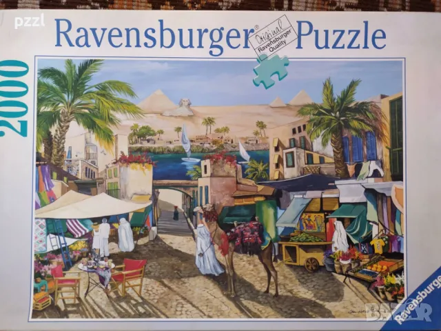 Пъзел "Pyramids along the Nile" Bohlman 2000г. Ravensburger 2000 части
