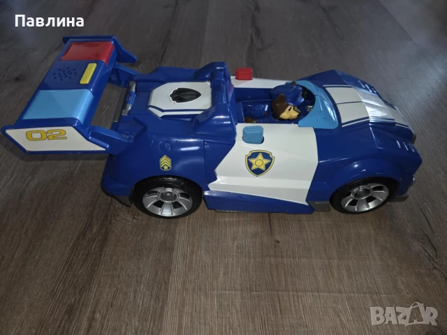 PAW PATROL Трансформиращата се полицейска кола на Чейс, снимка 6 - Коли, камиони, мотори, писти - 51178374