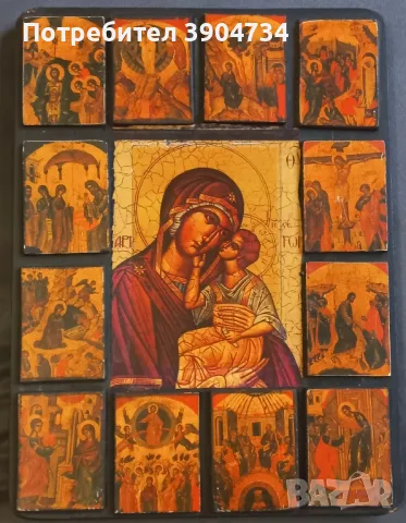 Дева Мария с Младенеца , снимка 1