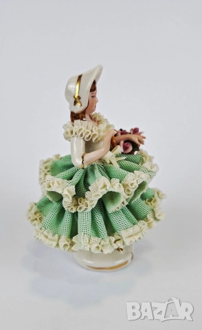 Порцеланова балерина с дрезденска дантела - Gisela Keilhauer, снимка 2 - Статуетки - 52615830