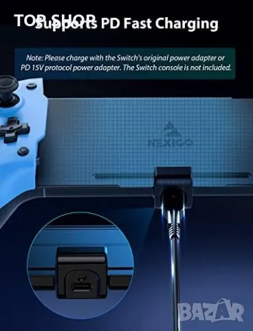 Нов Контролер за Nintendo Switch/Switch OLED в ръчен режим Игри, снимка 4 - Nintendo конзоли - 49956864