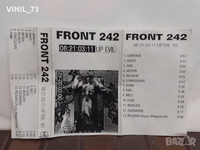   Front 242 – 06:21:03:11 Up Evil, снимка 3 - Аудио касети - 32217137