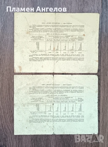 Облигации от 1954 - 2броя., снимка 2 - Нумизматика и бонистика - 50586228